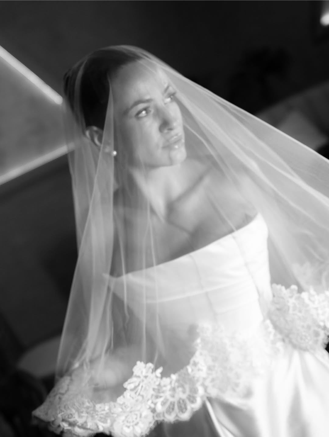 Blusher lace veil - Alexandria