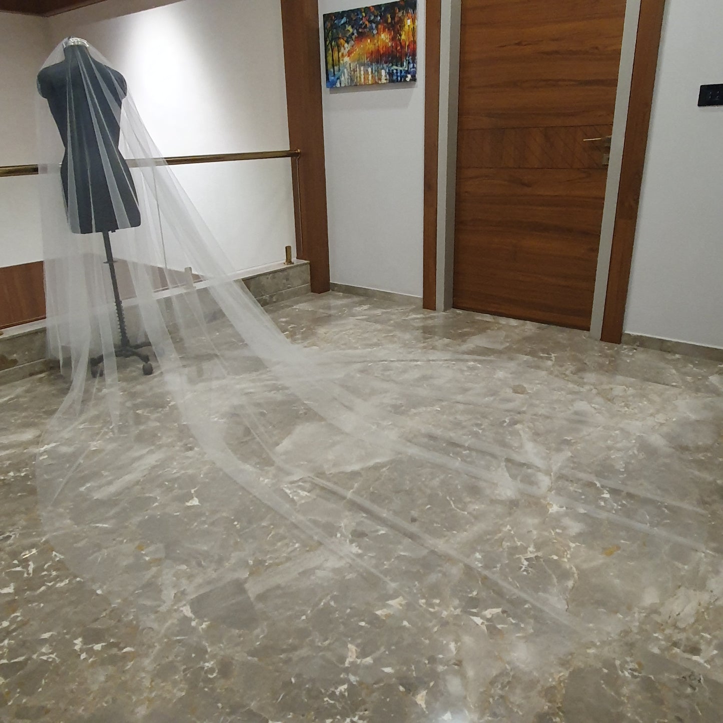 Custom veil for Helen