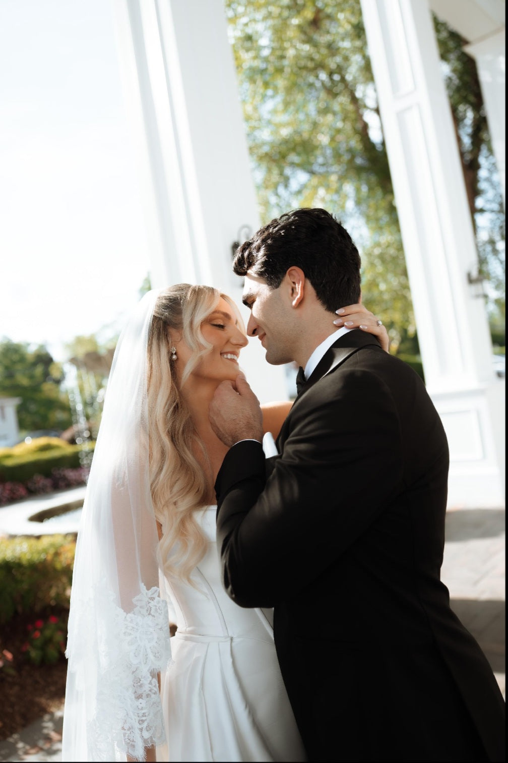 Alexandria - Blusher lace veil