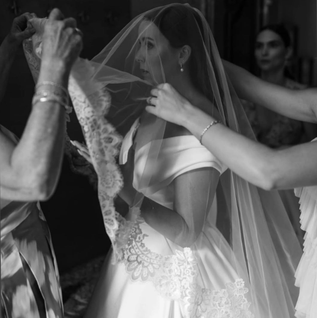 Blusher lace veil - Alexandria
