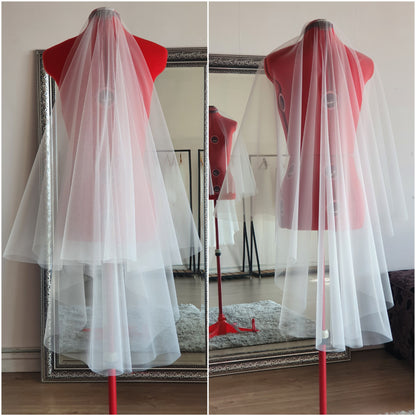 Blusher veil or 2 tier wedding veil