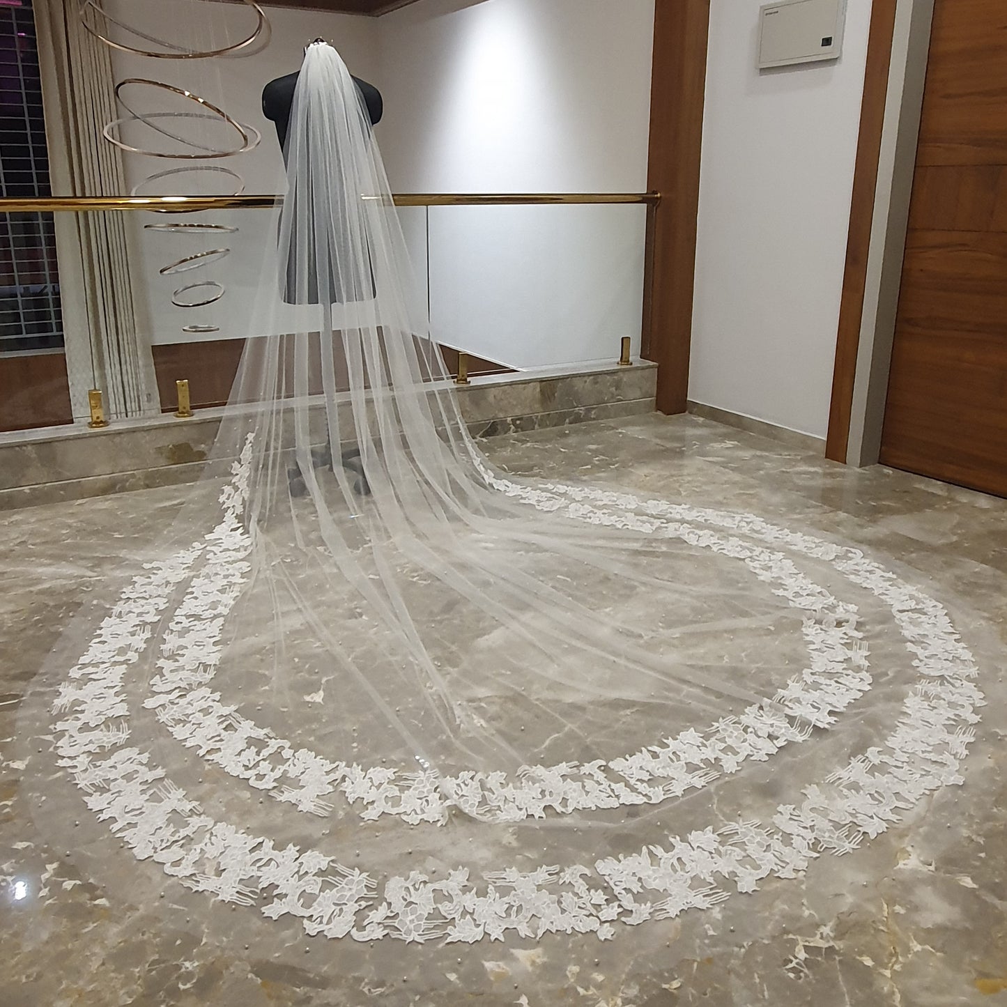 Haley's custom veil