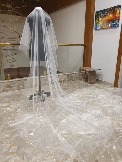 Blusher veil or 2 tier wedding veil