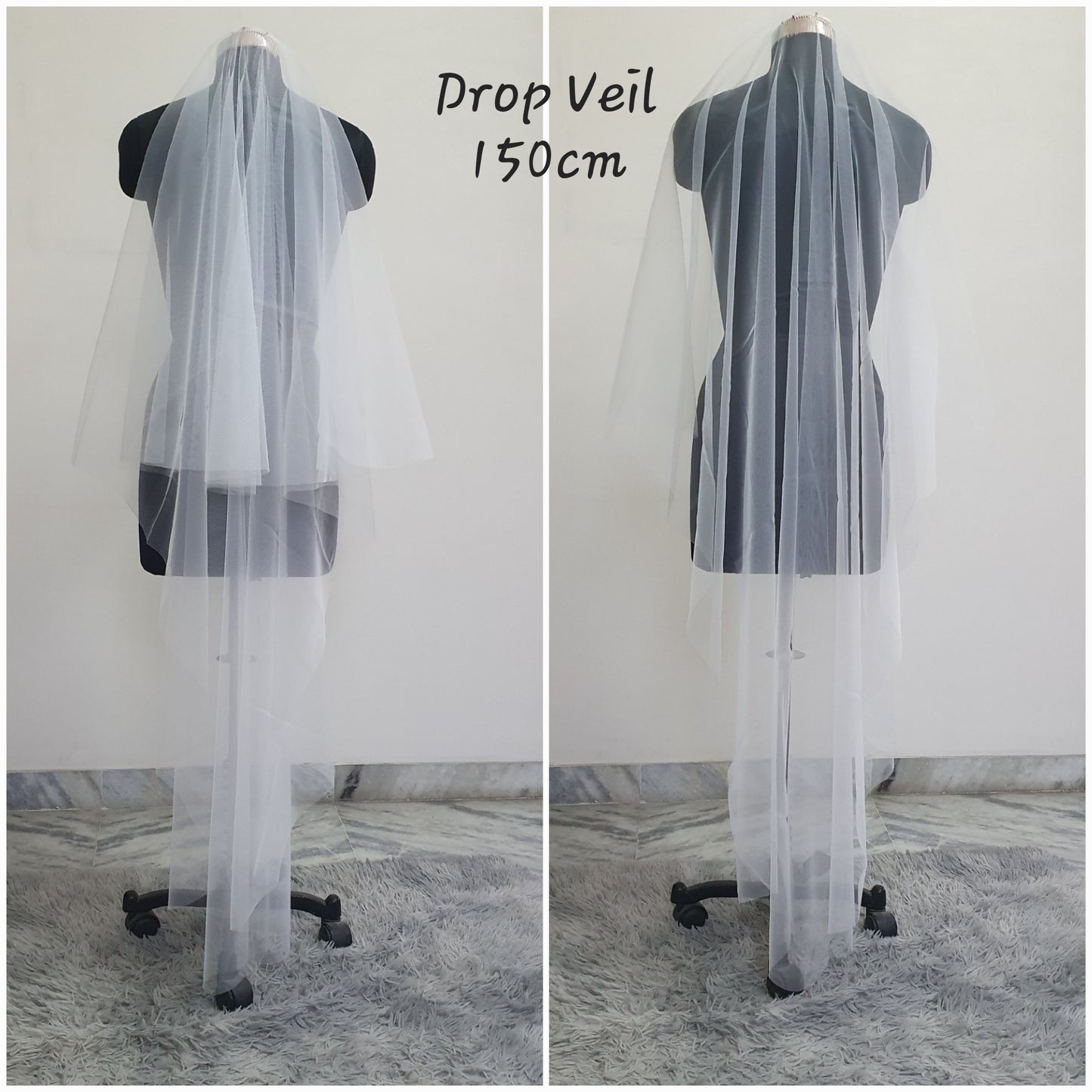 Blusher veil or 2 tier wedding veil